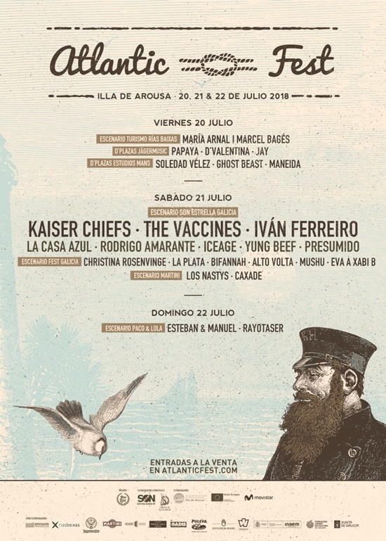 Atlantic Fest completa se cartel