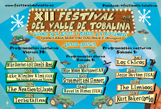 Festival Valle de Tobalina 2018: Luke Winslow King, Jesse Dayton